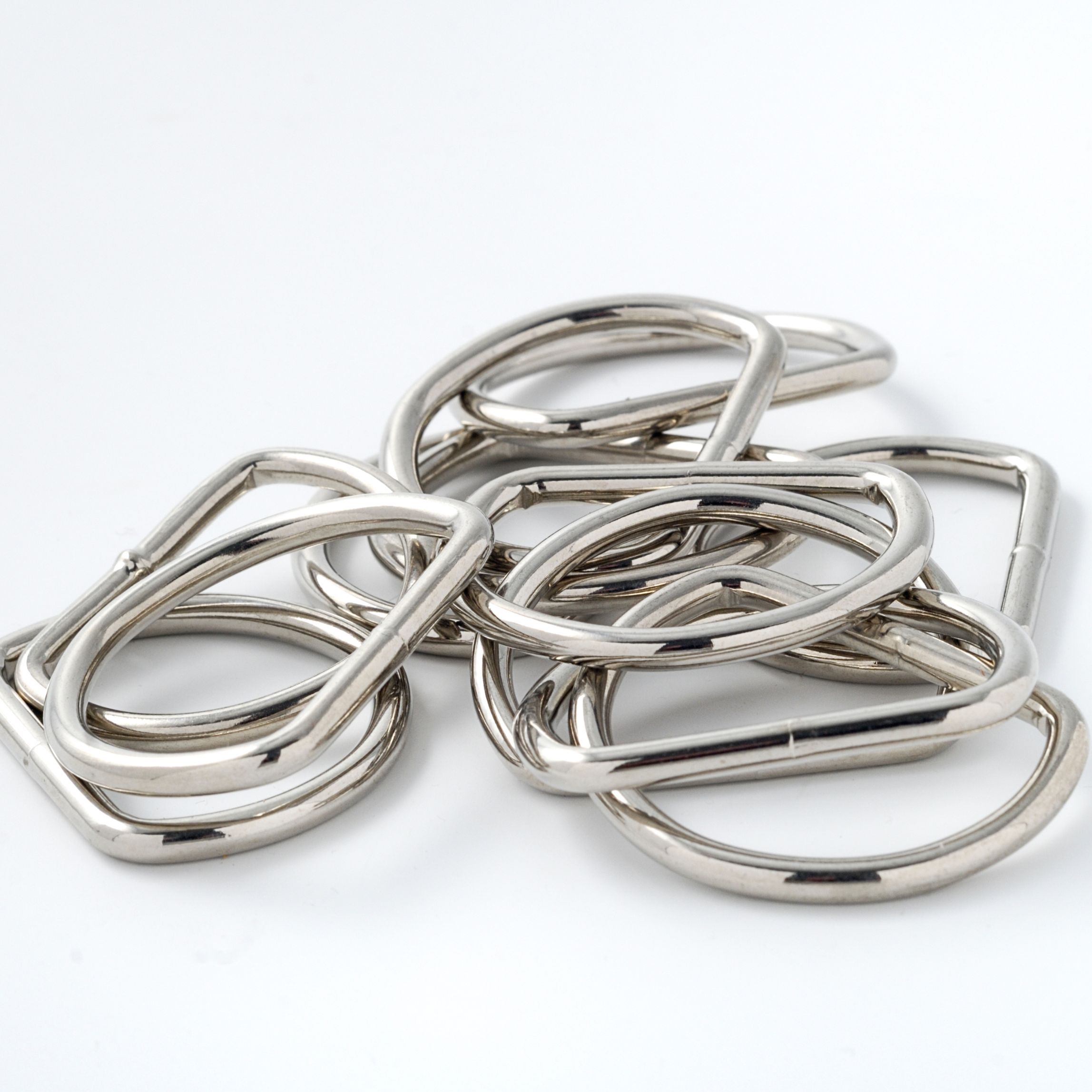 a pile of D rings